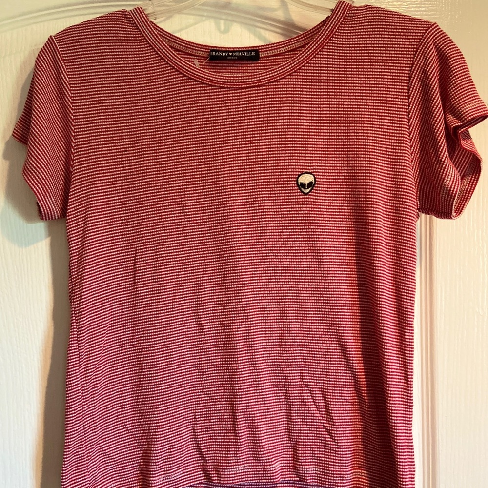 NWOT Brandy Melville alien t-shirt